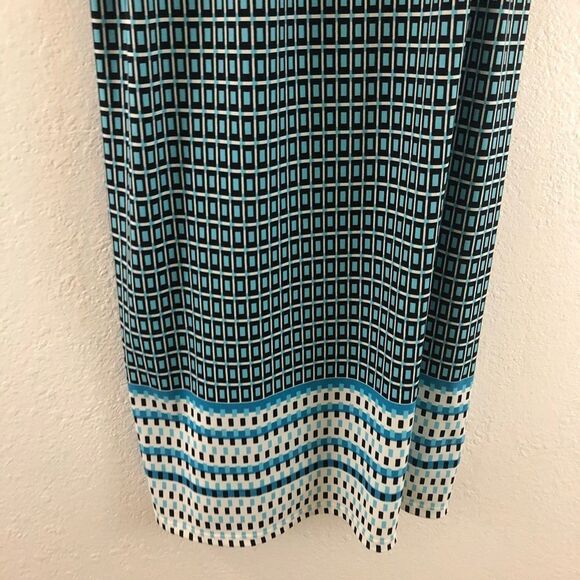 Max Edition Patterned Border Print Halter Dress M - Picture 2 of 7